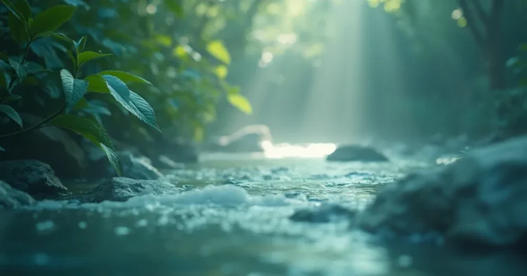 A serene landscape depicting the essence of storytelling through sound in documentaries.